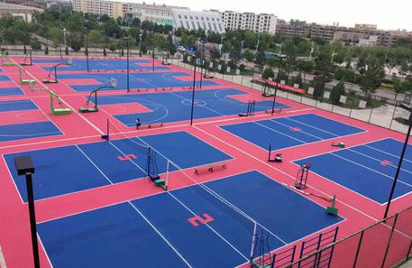 學校排球場懸浮地板